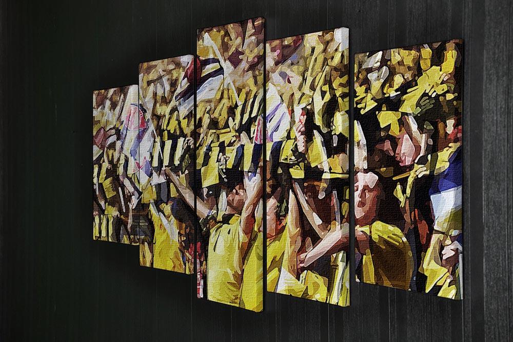 Arsenal Fans 5 Split Panel Canvas - Canvas Art Rocks - 2