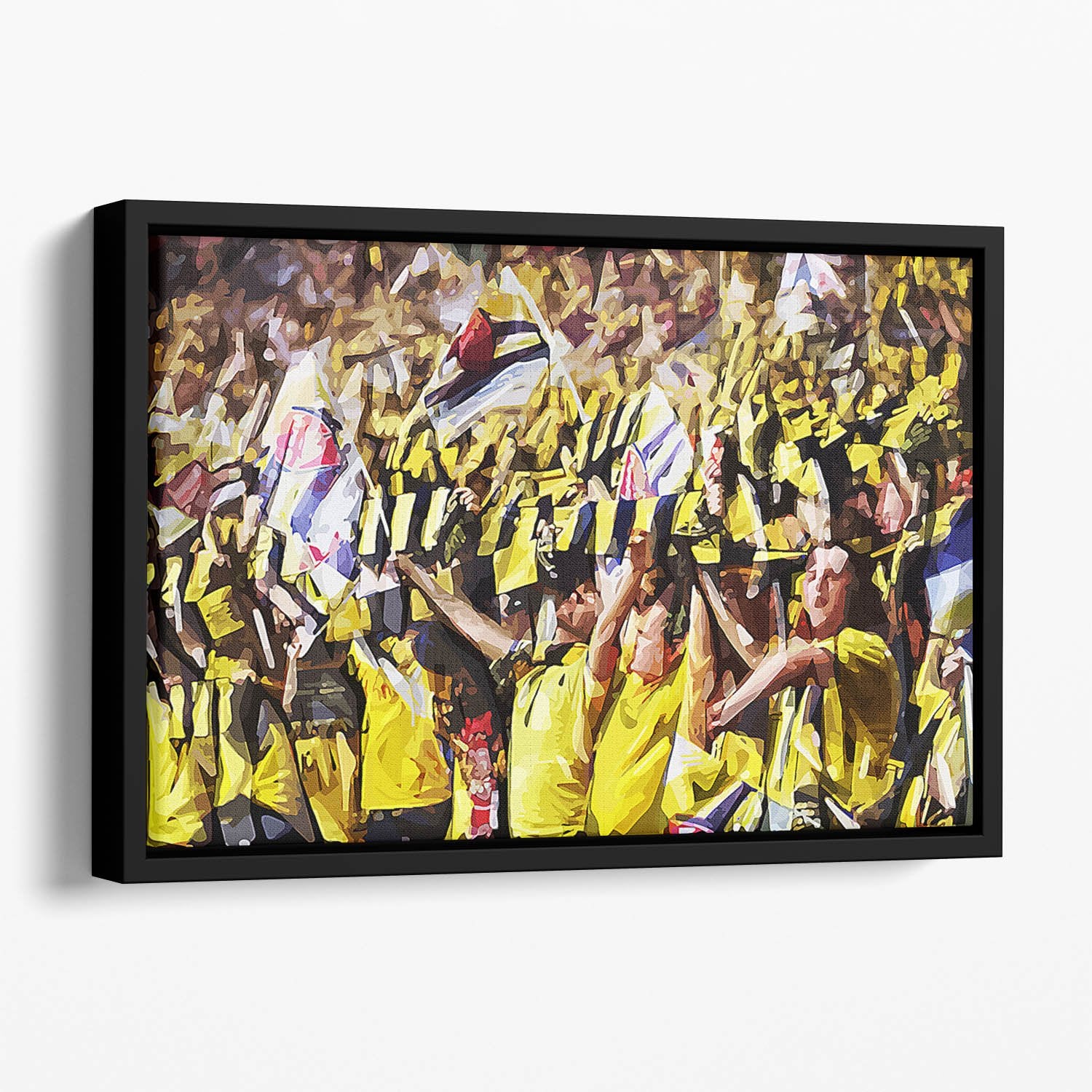 Arsenal Fans Floating Framed Canvas