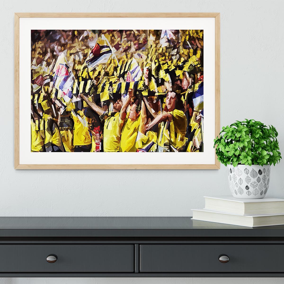 Arsenal Fans Framed Print - Canvas Art Rocks - 3