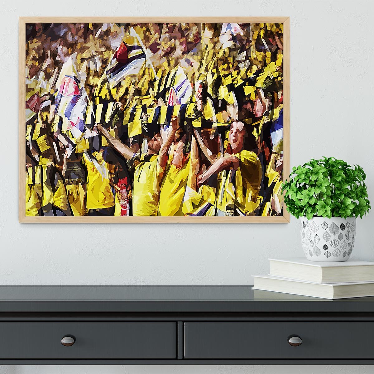 Arsenal Fans Framed Print - Canvas Art Rocks - 4