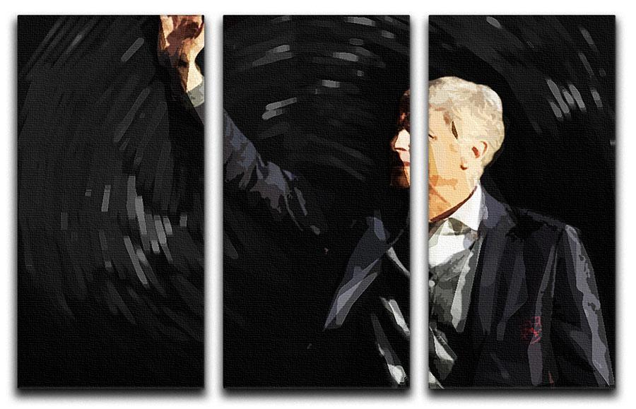 Arsene Wenger 3 Split Panel Canvas Print - Canvas Art Rocks - 1