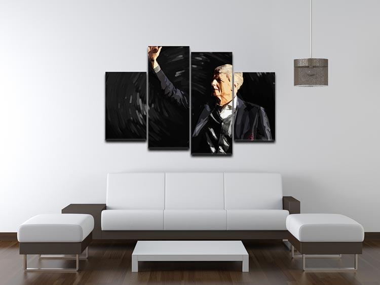Arsene Wenger 4 Split Panel Canvas - Canvas Art Rocks - 3