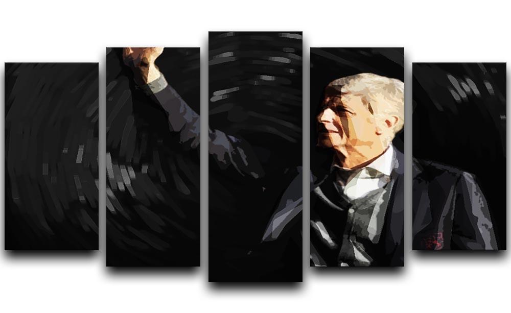 Arsene Wenger 5 Split Panel Canvas  - Canvas Art Rocks - 1