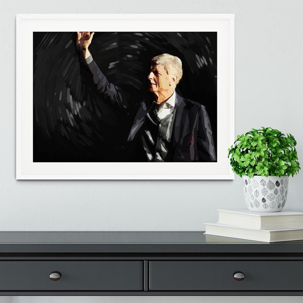 Arsene Wenger Framed Print - Canvas Art Rocks - 5
