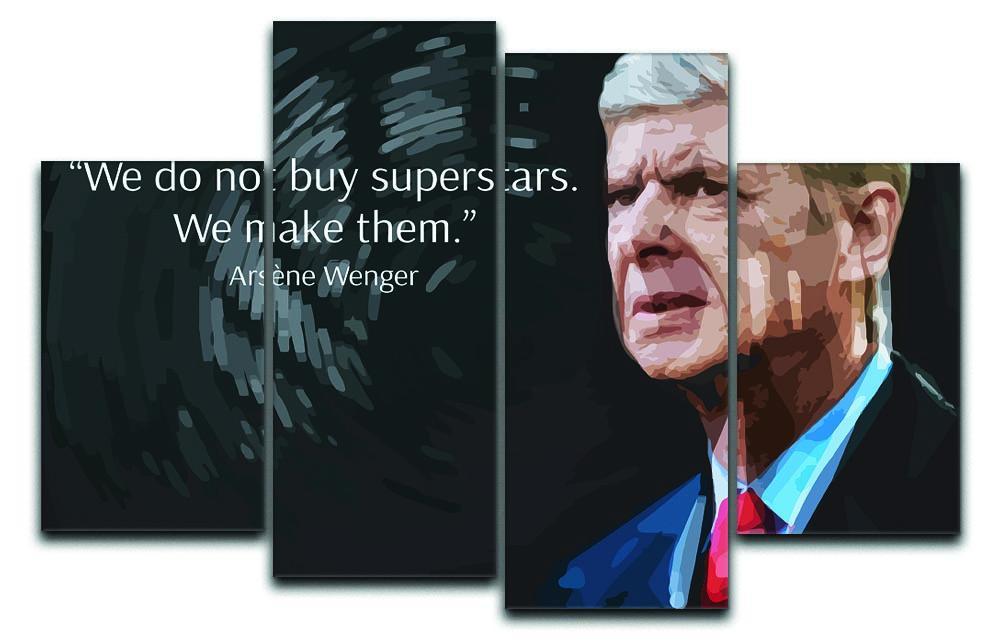 Arsene Wenger Superstars 4 Split Panel Canvas  - Canvas Art Rocks - 1