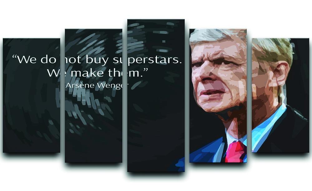 Arsene Wenger Superstars 5 Split Panel Canvas  - Canvas Art Rocks - 1