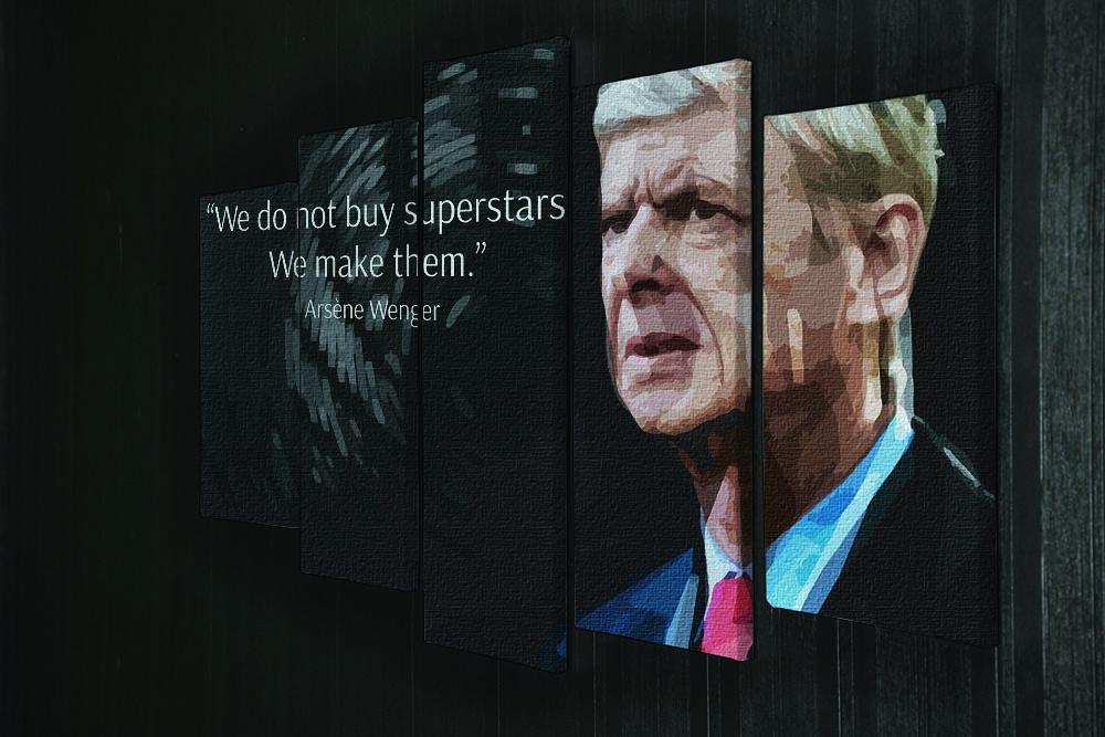 Arsene Wenger Superstars 5 Split Panel Canvas - Canvas Art Rocks - 2