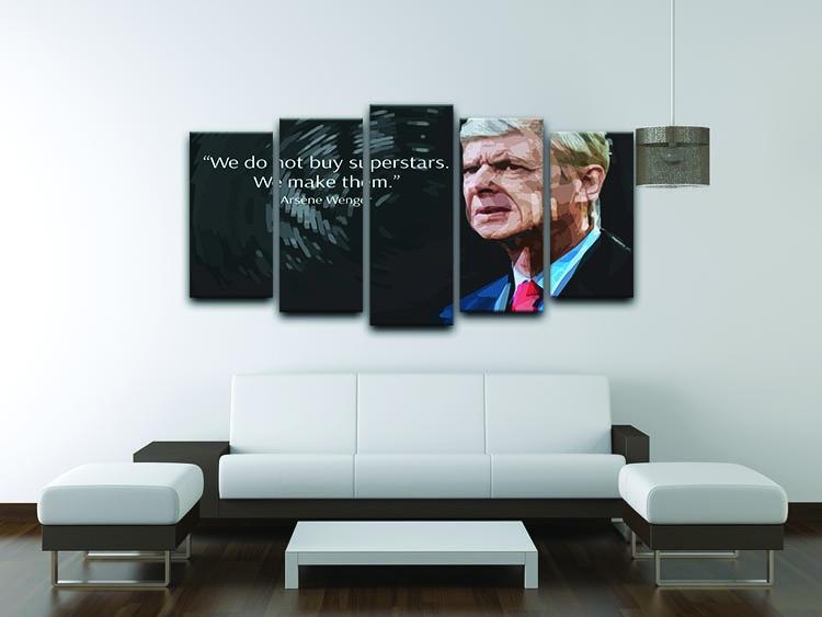 Arsene Wenger Superstars 5 Split Panel Canvas - Canvas Art Rocks - 3
