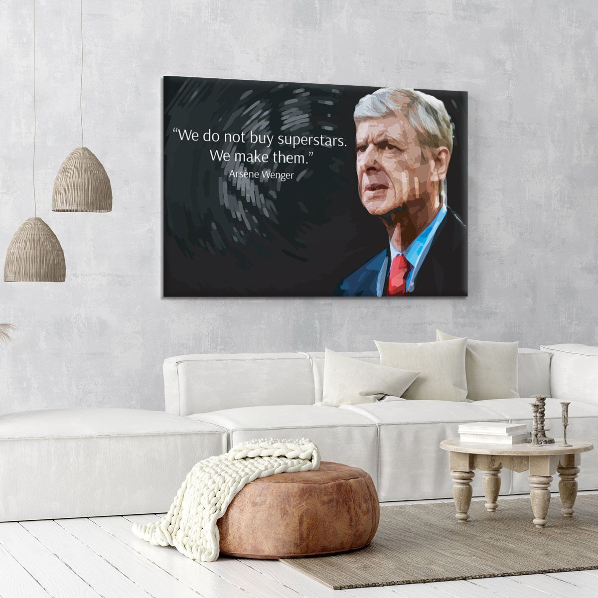 Arsene Wenger Superstars Canvas Print or Poster