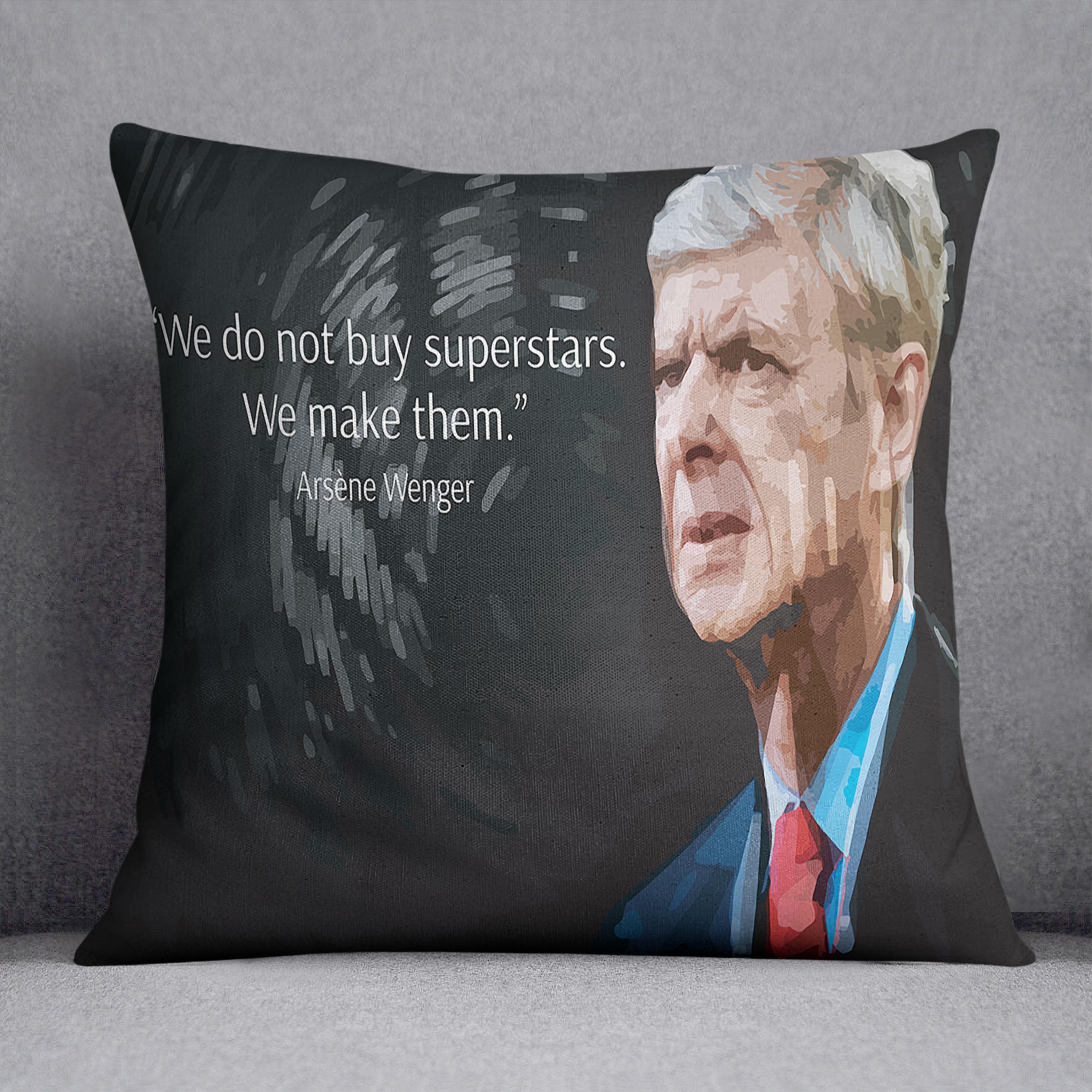 Arsene Wenger Superstars Cushion