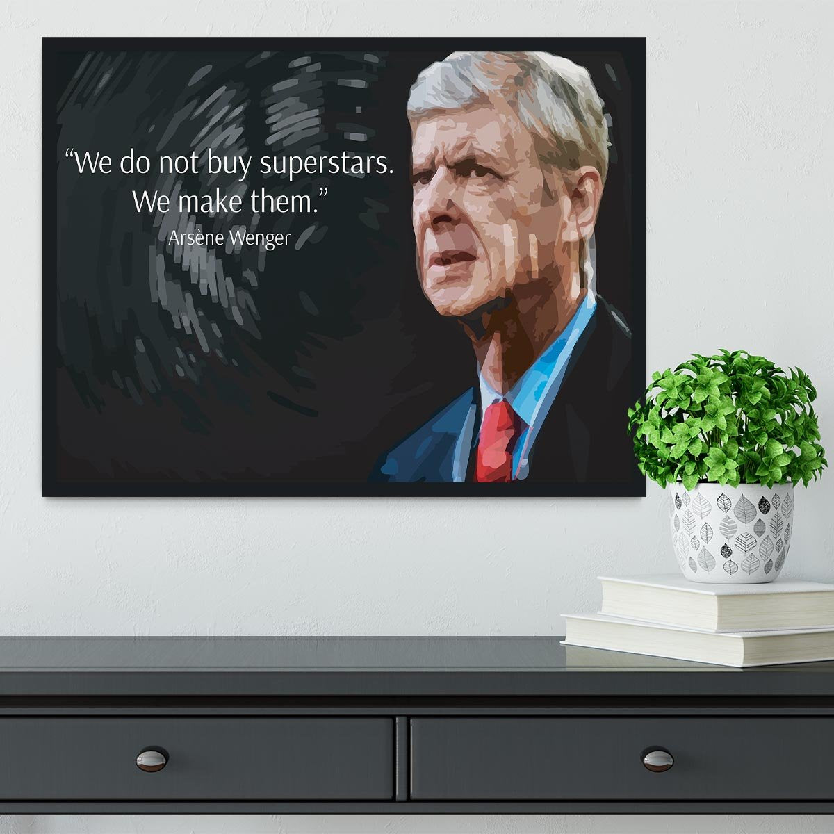 Arsene Wenger Superstars Framed Print - Canvas Art Rocks - 2