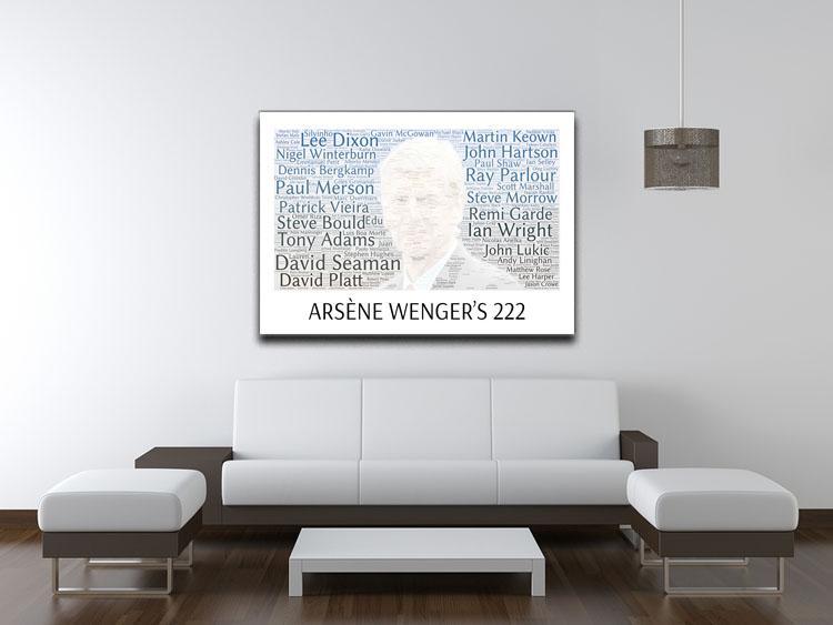 Arsene Wengers 222 Players Canvas Print or Poster - Canvas Art Rocks - 4