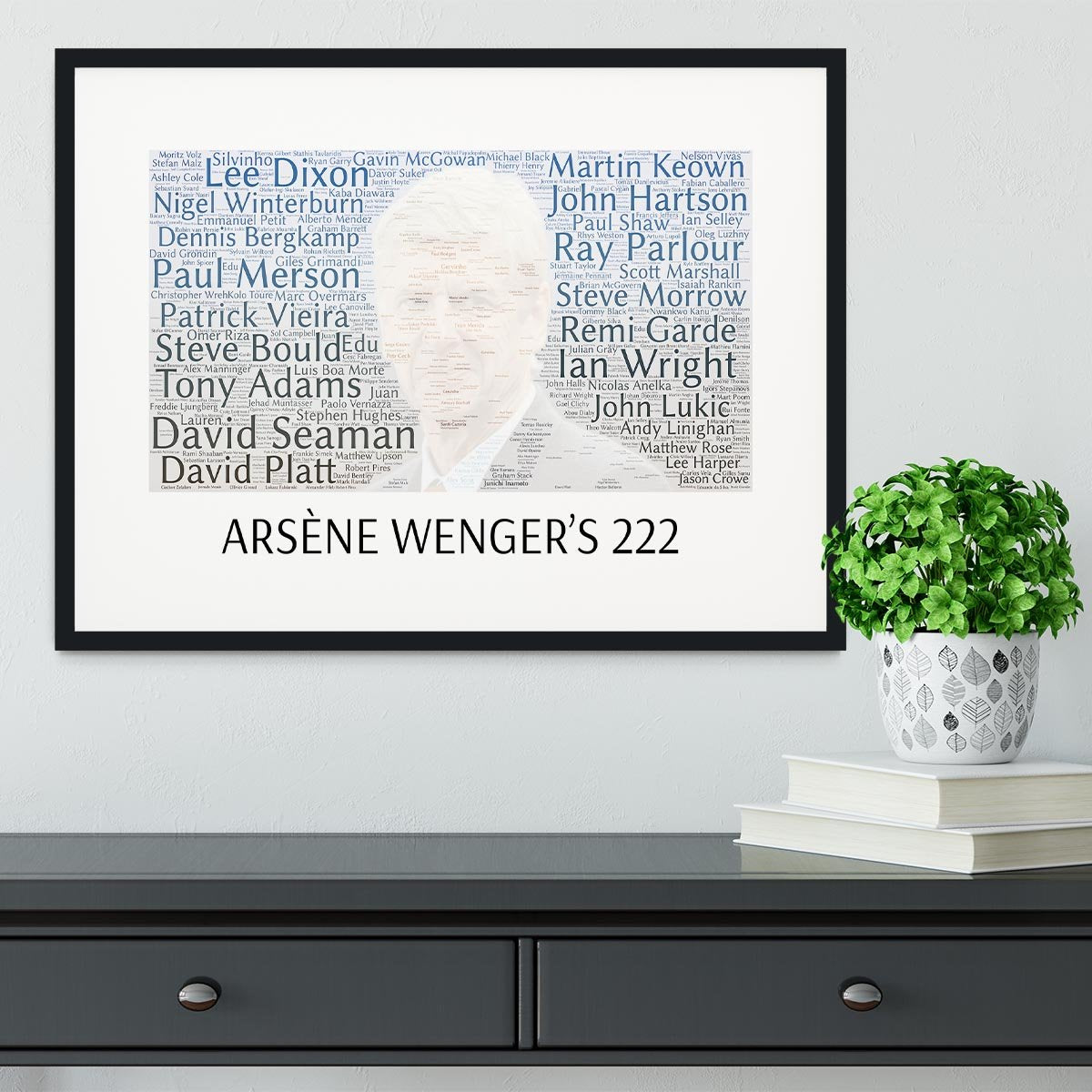 Arsene Wengers 222 Players Framed Print - Canvas Art Rocks - 1