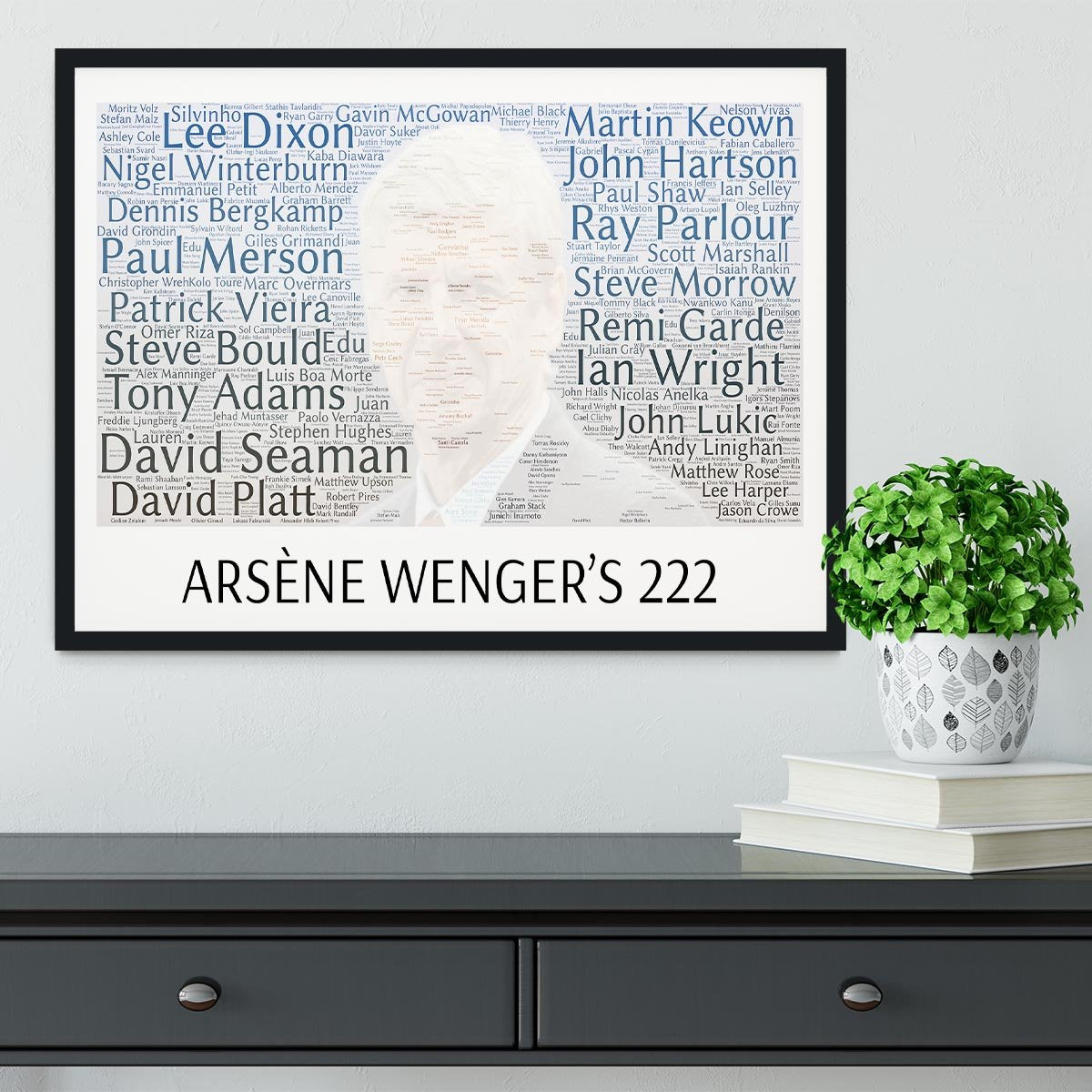 Arsene Wengers 222 Players Framed Print - Canvas Art Rocks - 2