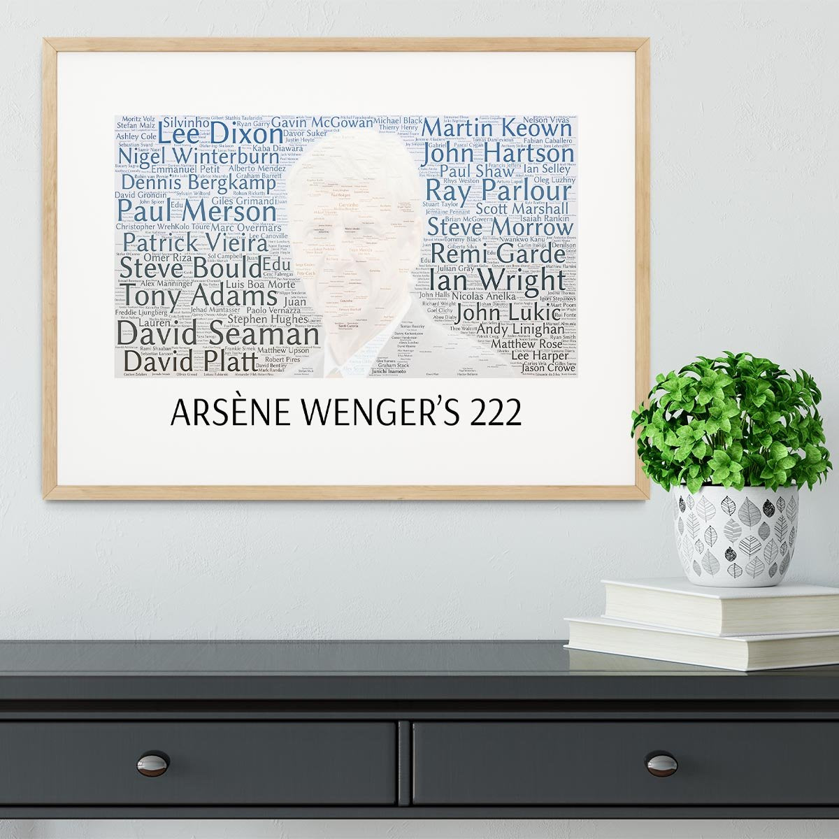 Arsene Wengers 222 Players Framed Print - Canvas Art Rocks - 3