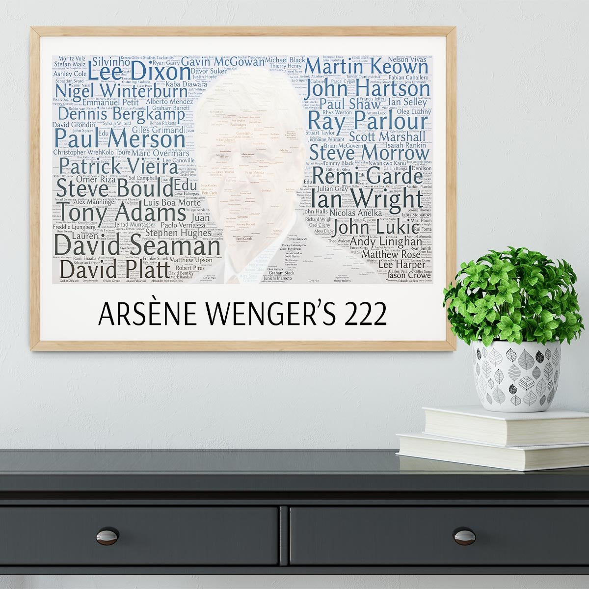Arsene Wengers 222 Players Framed Print - Canvas Art Rocks - 4