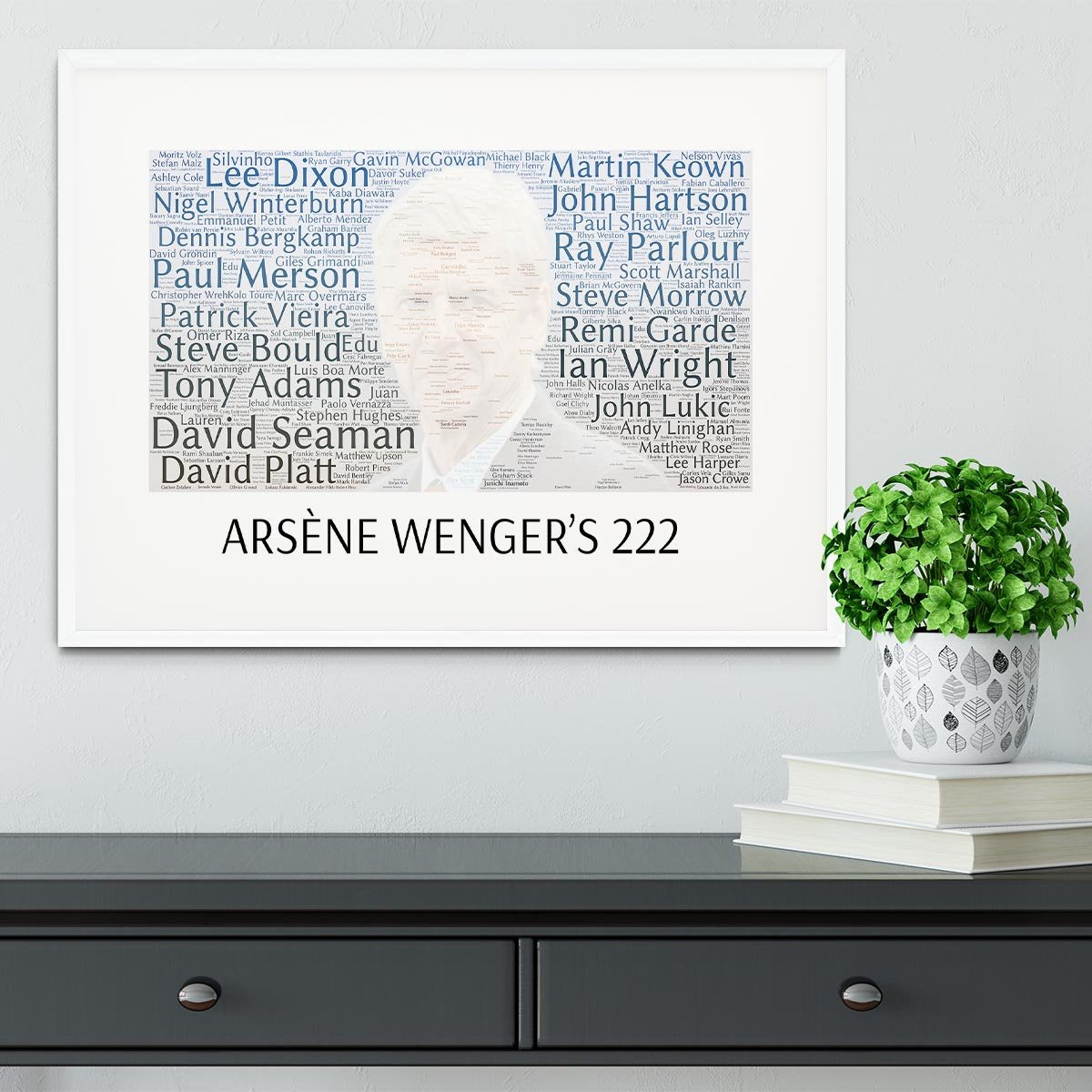 Arsene Wengers 222 Players Framed Print - Canvas Art Rocks - 5