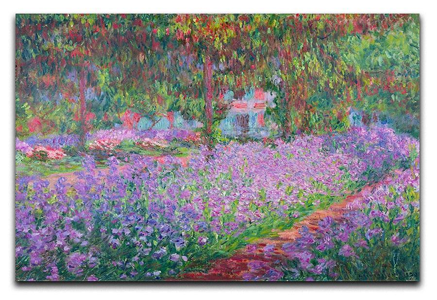 Artists Garden by Monet Canvas Print & Poster  - Canvas Art Rocks - 1