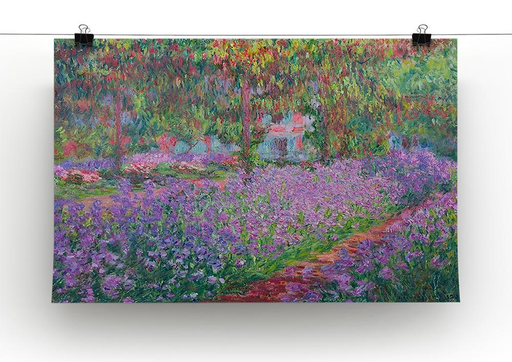 Artists Garden by Monet Canvas Print & Poster - Canvas Art Rocks - 2