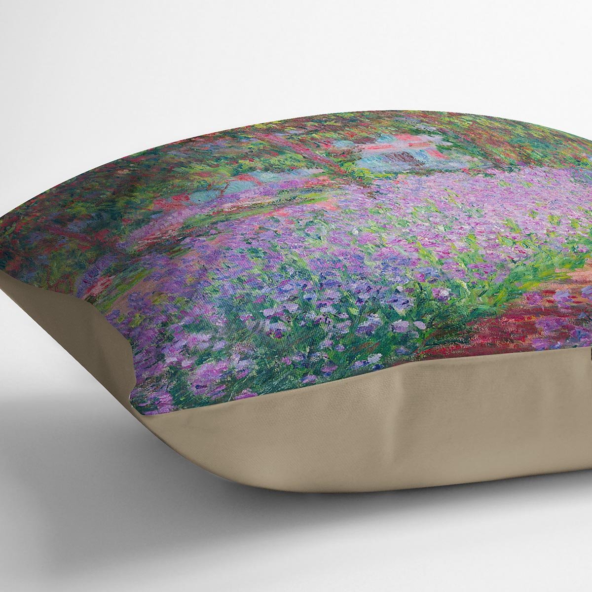 Artists Garden by Monet Throw Pillow