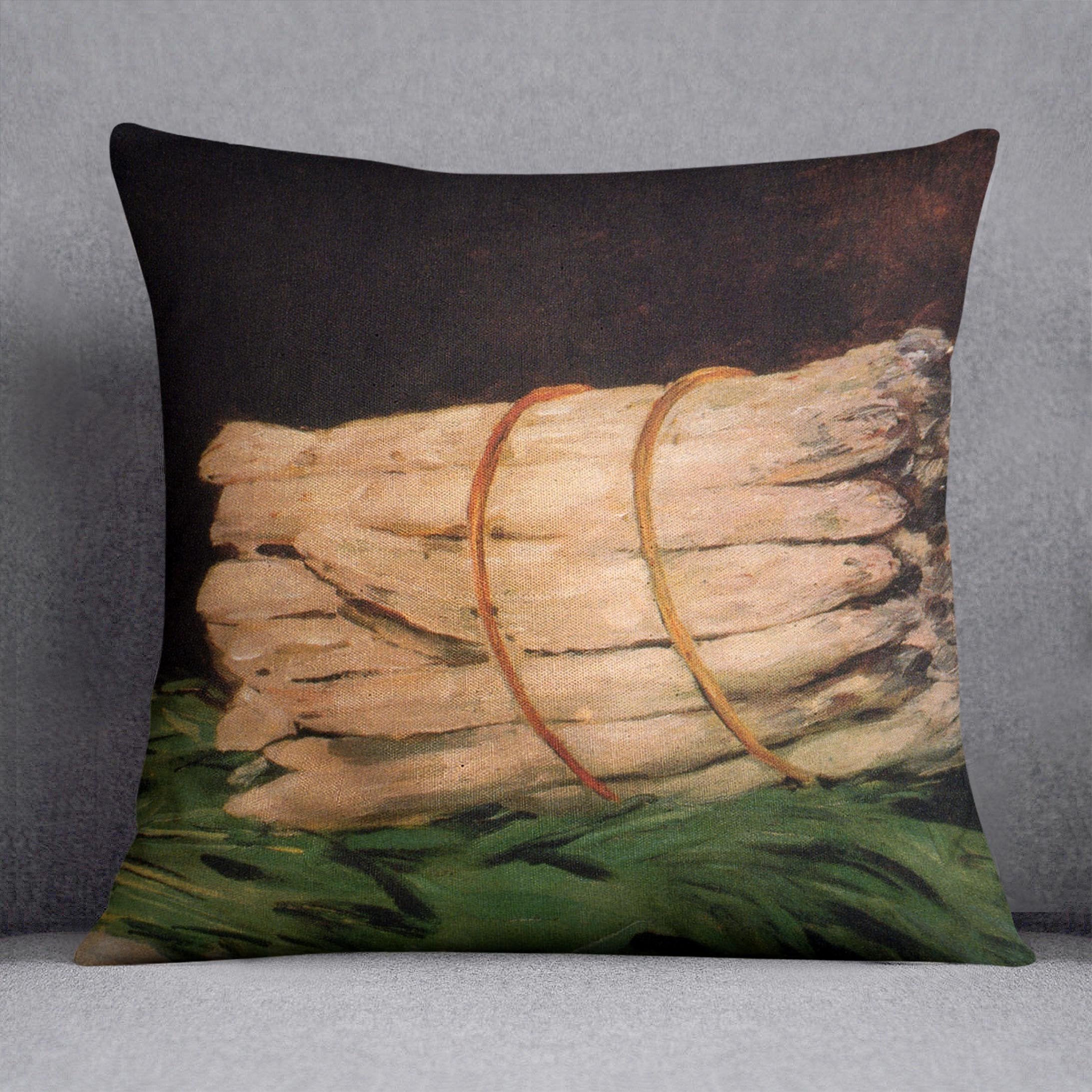 Asperagus by Manet Throw Pillow