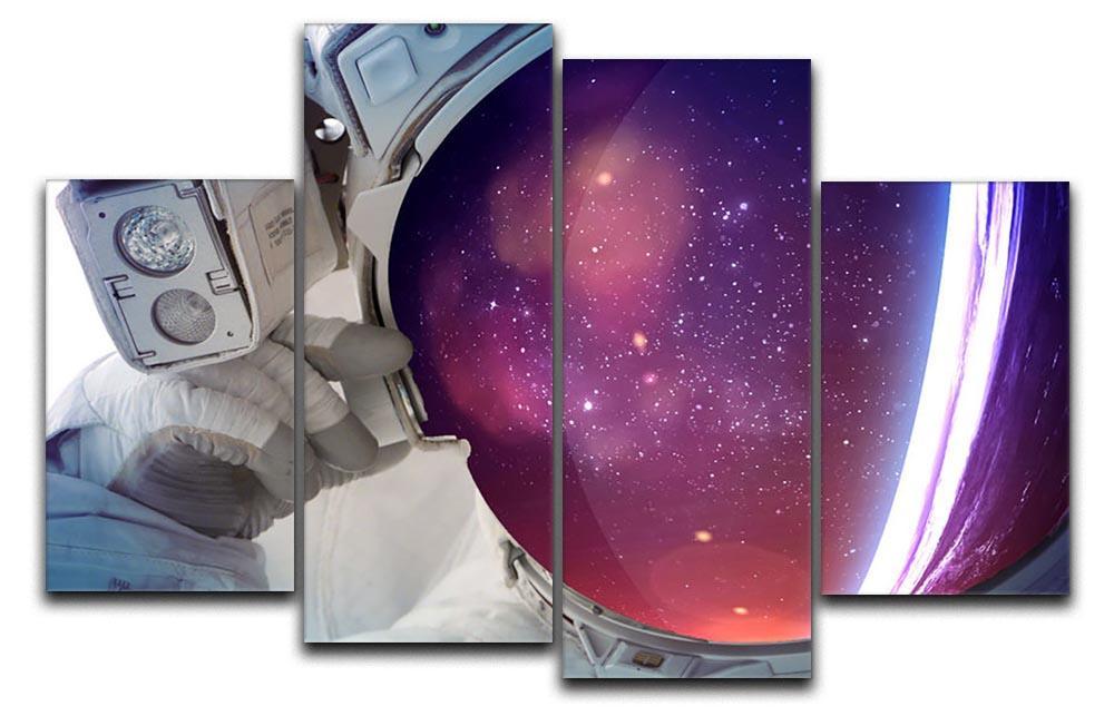 Astronaut 4 Split Panel Canvas  - Canvas Art Rocks - 1