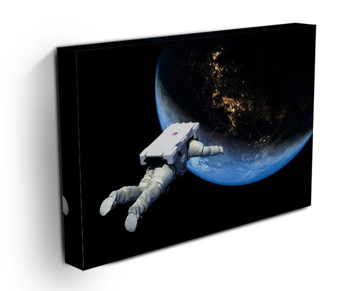 Astronaut Floating to Earth Canvas Print or Poster - Canvas Art Rocks - 3