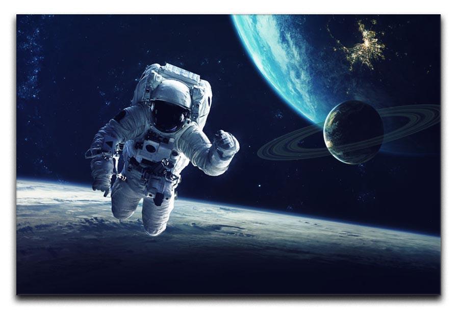 Astronaut at spacewalk Canvas Print or Poster  - Canvas Art Rocks - 1