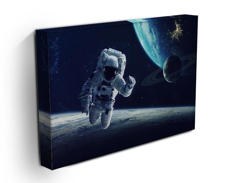 Astronaut at spacewalk Canvas Print or Poster - Canvas Art Rocks - 3