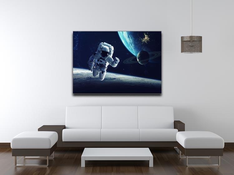 Astronaut at spacewalk Canvas Print or Poster - Canvas Art Rocks - 4