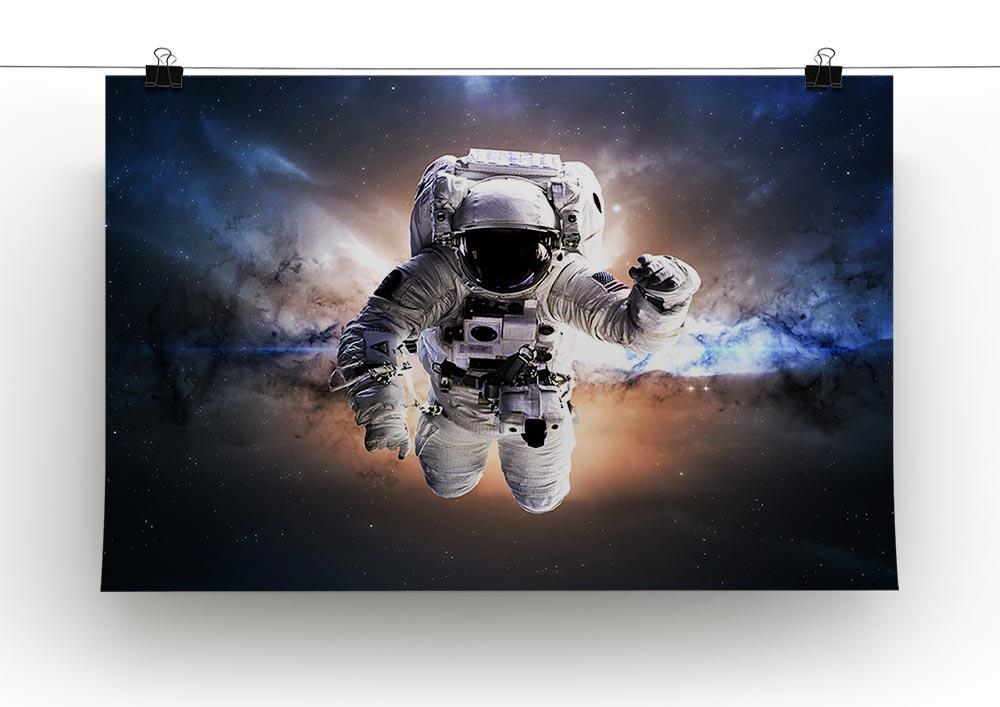 Astronaut in galaxy Canvas Print or Poster - Canvas Art Rocks - 2