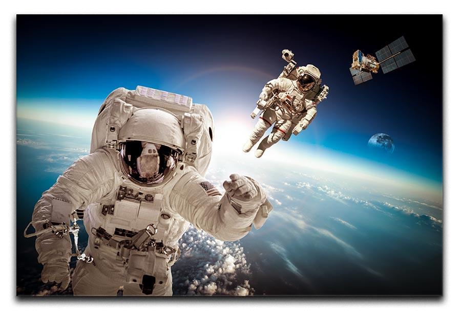 Astronaut in outer space Canvas Print or Poster  - Canvas Art Rocks - 1