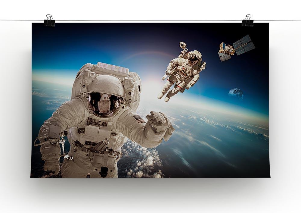 Astronaut in outer space Canvas Print or Poster - Canvas Art Rocks - 2