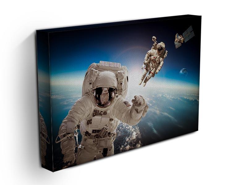 Astronaut in outer space Canvas Print or Poster - Canvas Art Rocks - 3