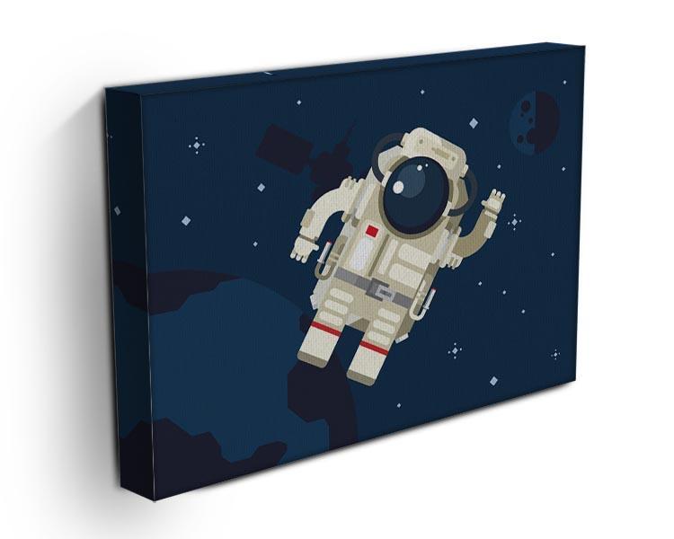 Astronaut in outer space concept vector Canvas Print or Poster - Canvas Art Rocks - 3