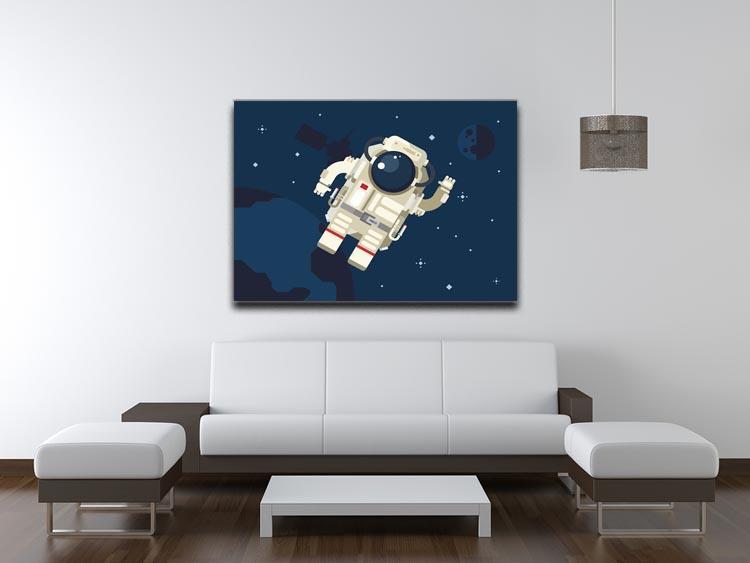 Astronaut in outer space concept vector Canvas Print or Poster - Canvas Art Rocks - 4