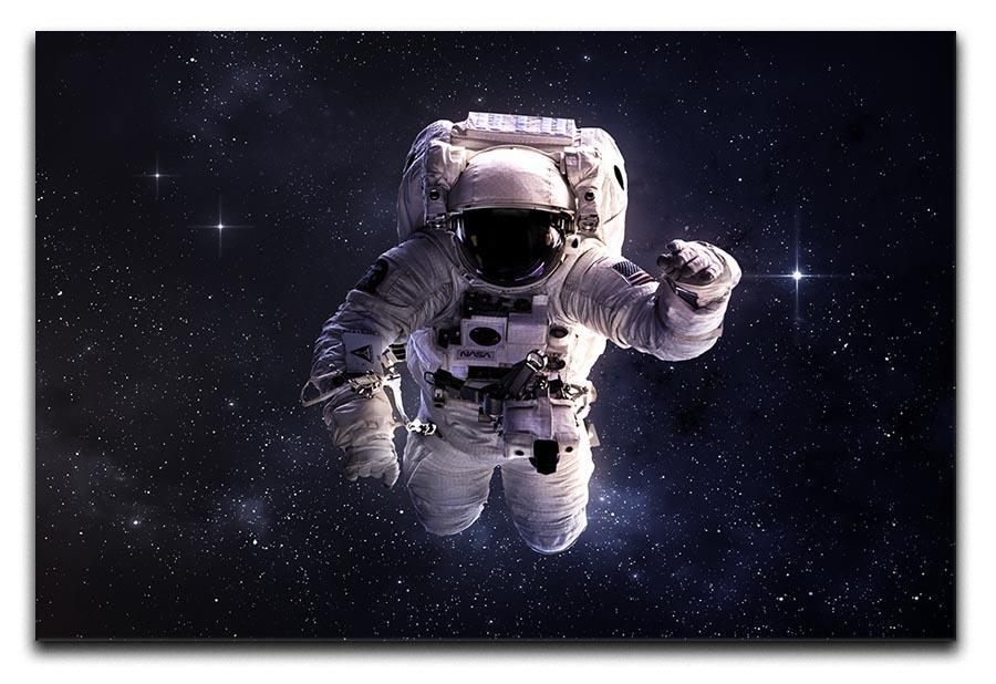 Astronaut in outer space with stars Canvas Print or Poster  - Canvas Art Rocks - 1