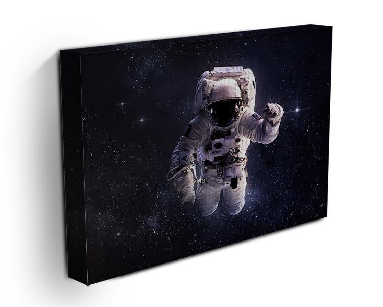 Astronaut in outer space with stars Canvas Print or Poster - Canvas Art Rocks - 3