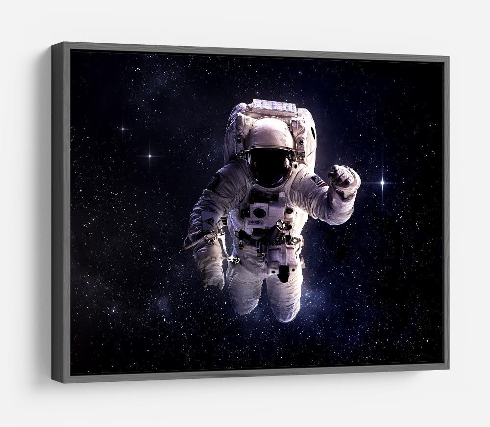 Astronaut in outer space with stars HD Metal Print