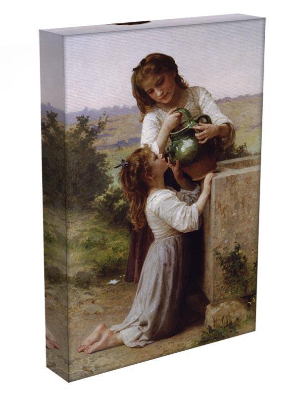 At The Fountain 2 By Bouguereau Canvas Print or Poster - Canvas Art Rocks - 3