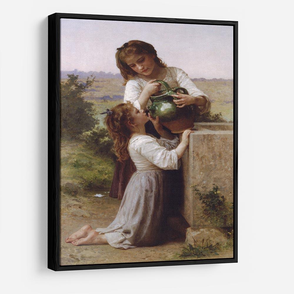 At The Fountain By Bouguereau HD Metal Print