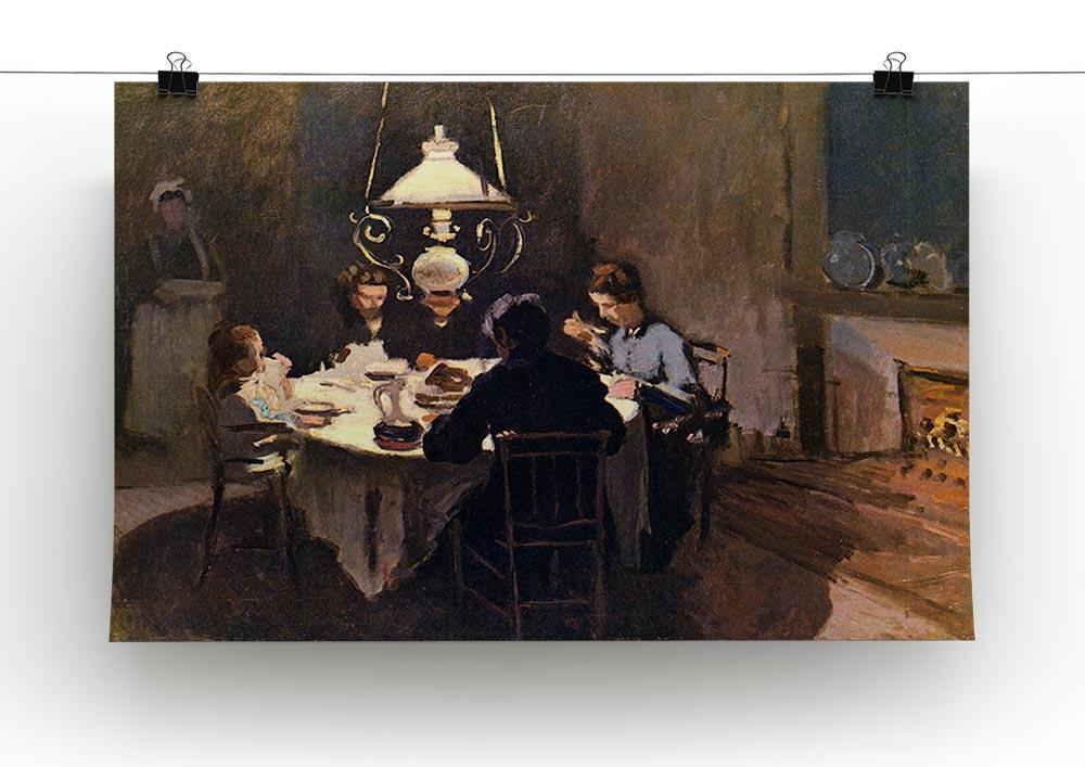 At the Table by Monet Canvas Print & Poster - Canvas Art Rocks - 2