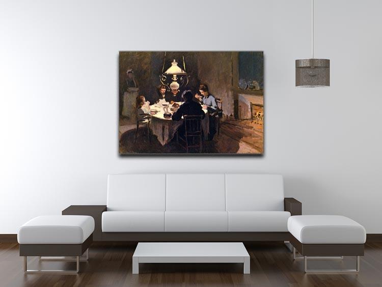 At the Table by Monet Canvas Print & Poster - Canvas Art Rocks - 4