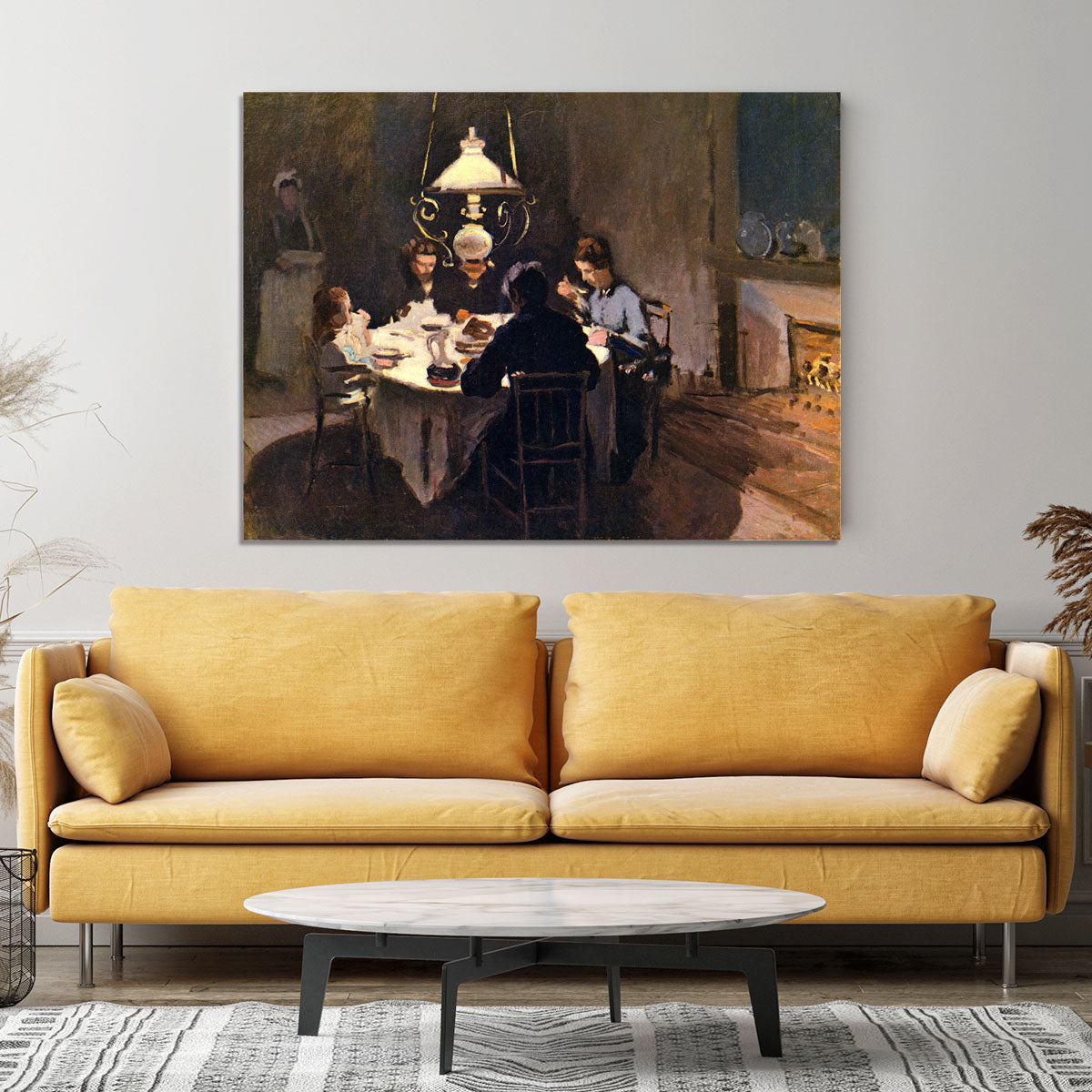 At the Table by Monet Canvas Print or Poster - Canvas Art Rocks - 4