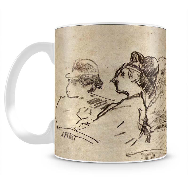 At the Theater by Manet Mug - Canvas Art Rocks - 2