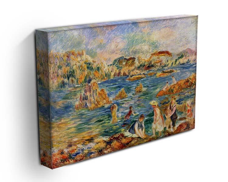 At the beach of Guernesey by Renoir Canvas Print or Poster - Canvas Art Rocks - 3