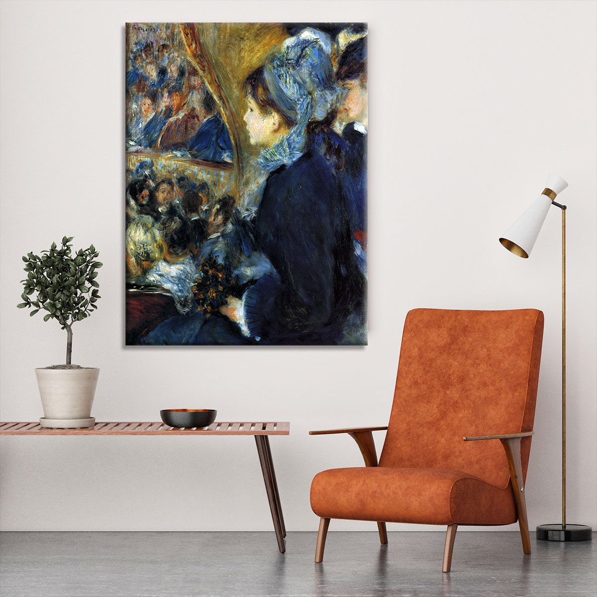 At the theatre by Renoir Canvas Print or Poster