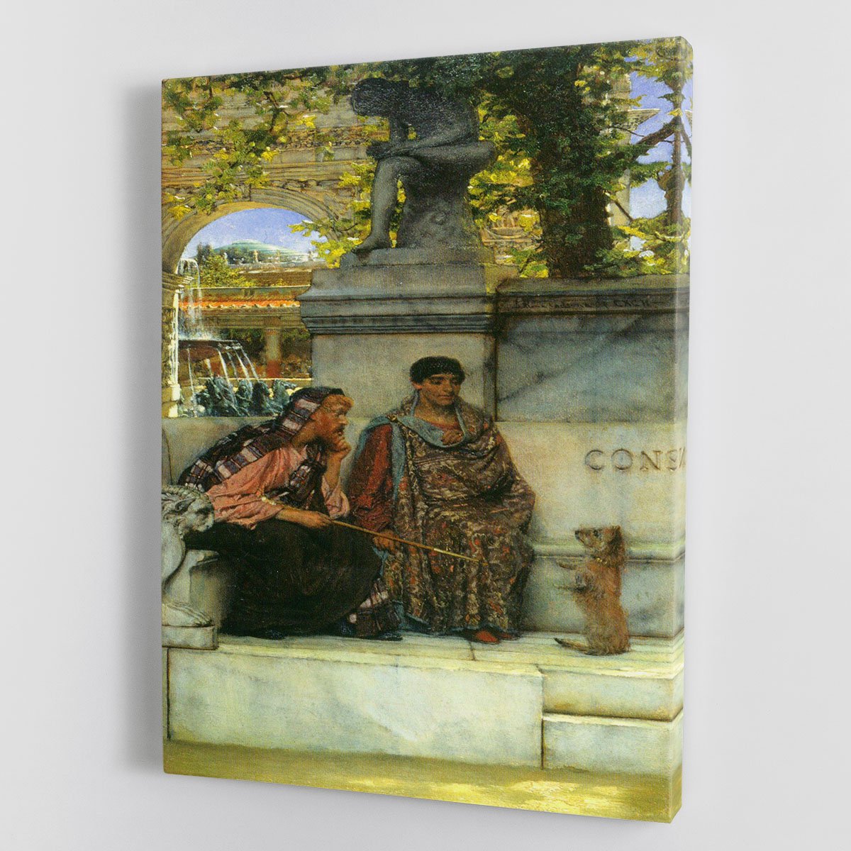 At the time of Constantine by Alma Tadema Canvas Print or Poster