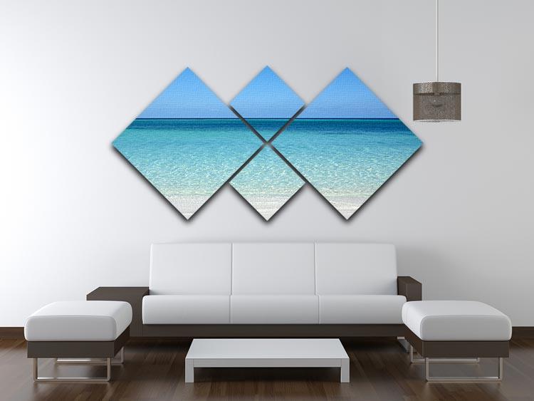 Atlantic Ocean 4 Square Multi Panel Canvas - Canvas Art Rocks - 3