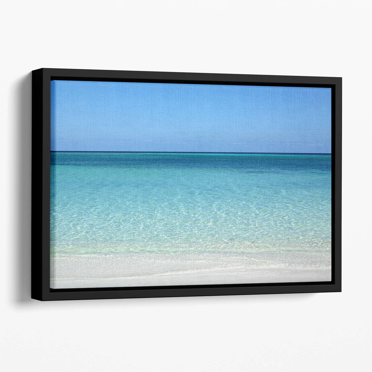 Atlantic Ocean Floating Framed Canvas